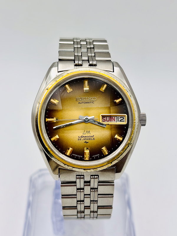 Seiko Seiko - Lord Matic Special "Gradient Golden Sunburst" 玉影 – Gyokuei – Gem Shadow - No reserve price - 5216-6010 - Men - 1973 vintage watch - image 18