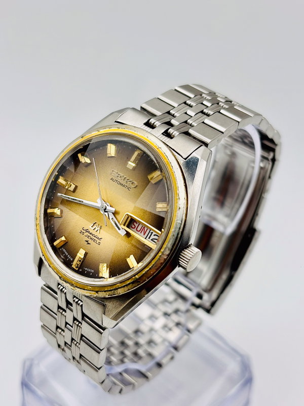 Seiko Seiko - Lord Matic Special "Gradient Golden Sunburst" 玉影 – Gyokuei – Gem Shadow - No reserve price - 5216-6010 - Men - 1973 vintage watch - image 20