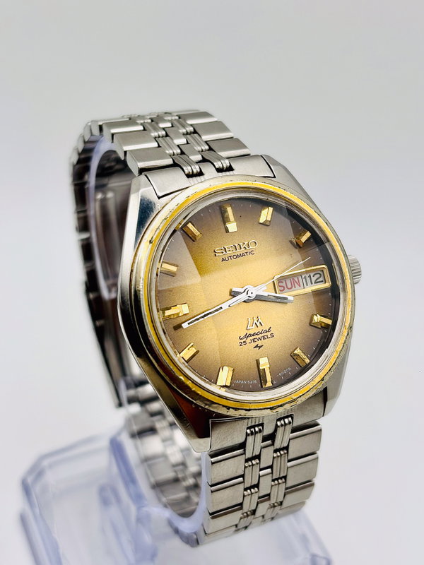 Seiko Seiko - Lord Matic Special "Gradient Golden Sunburst" 玉影 – Gyokuei – Gem Shadow - No reserve price - 5216-6010 - Men - 1973 vintage watch - image 27
