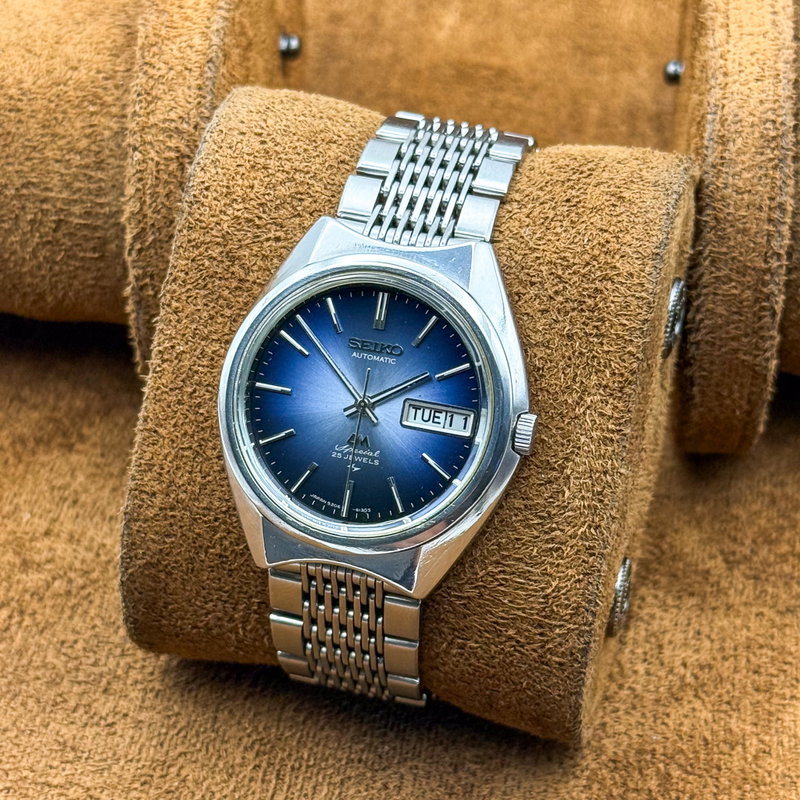 Seiko Seiko - LM Special "Gradient Deep Blue" 華衡 (Kakō) – Elegant Balance - No reserve price - 5206-6110 - Men - 1972 vintage watch - image 10