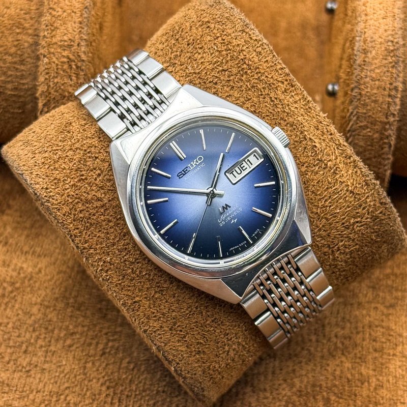 Seiko Seiko - LM Special "Gradient Deep Blue" 華衡 (Kakō) – Elegant Balance - No reserve price - 5206-6110 - Men - 1972 vintage watch - image 1