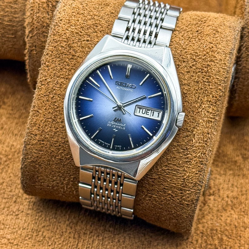 Seiko Seiko - LM Special "Gradient Deep Blue" 華衡 (Kakō) – Elegant Balance - No reserve price - 5206-6110 - Men - 1972 vintage watch - image 13
