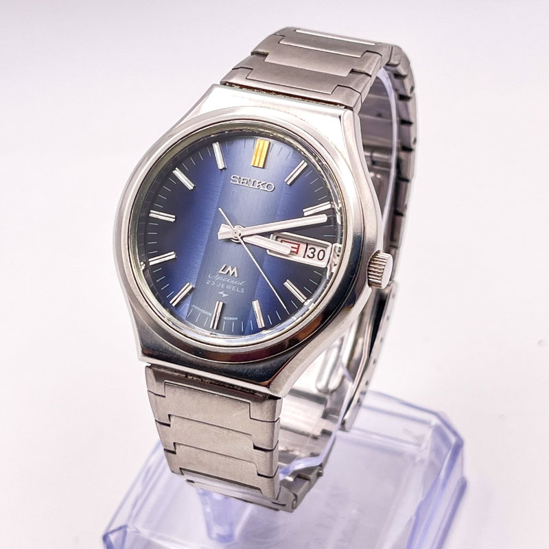 Seiko Seiko - Lord Matic Special 蒼影 (Sōei) – Blue Shadow - No reserve price - 5206-6090 - Men - 1973 vintage watch - image 2