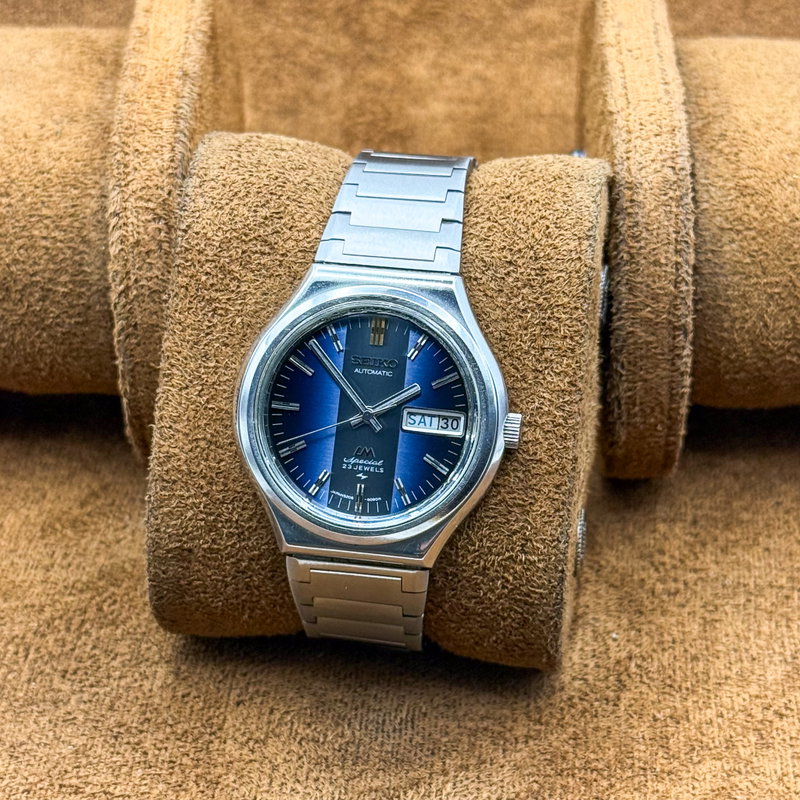 Seiko Seiko - Lord Matic Special 蒼影 (Sōei) – Blue Shadow - No reserve price - 5206-6090 - Men - 1973 vintage watch - image 3