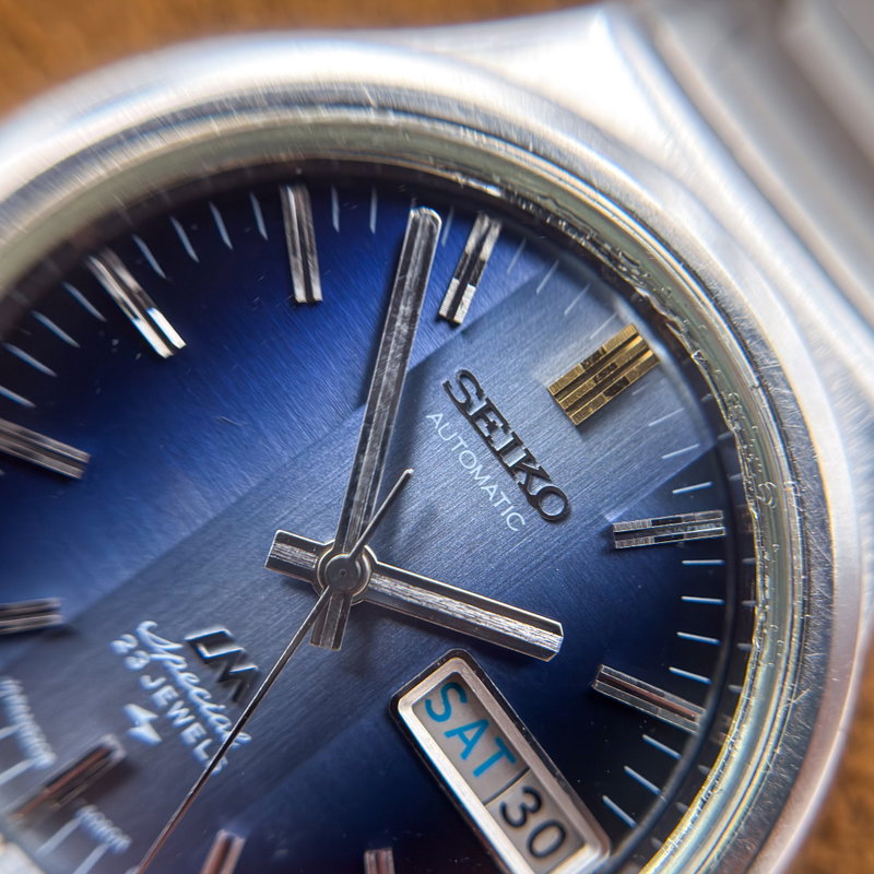 Seiko Seiko - Lord Matic Special 蒼影 (Sōei) – Blue Shadow - No reserve price - 5206-6090 - Men - 1973 vintage watch - image 10