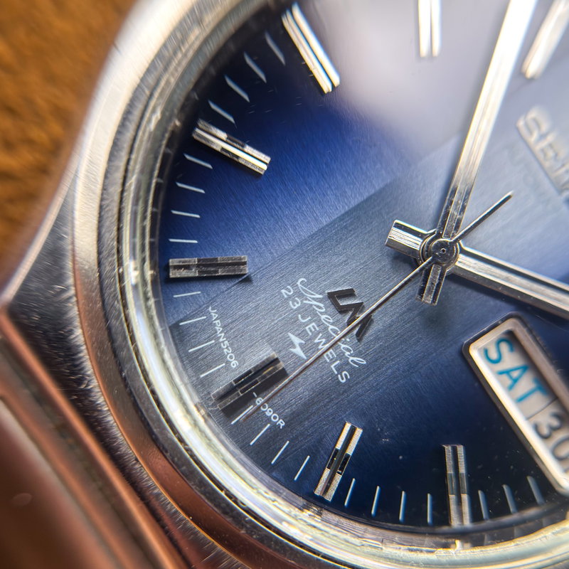 Seiko Seiko - Lord Matic Special 蒼影 (Sōei) – Blue Shadow - No reserve price - 5206-6090 - Men - 1973 vintage watch - image 11