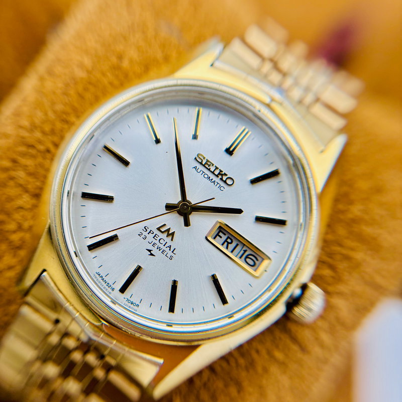 Seiko Seiko - Lord Matic Special 王霞 (Ō Kasumi) – Royal Haze - No reserve price - 5216-7080 - Men - 1974 vintage watch - image 12
