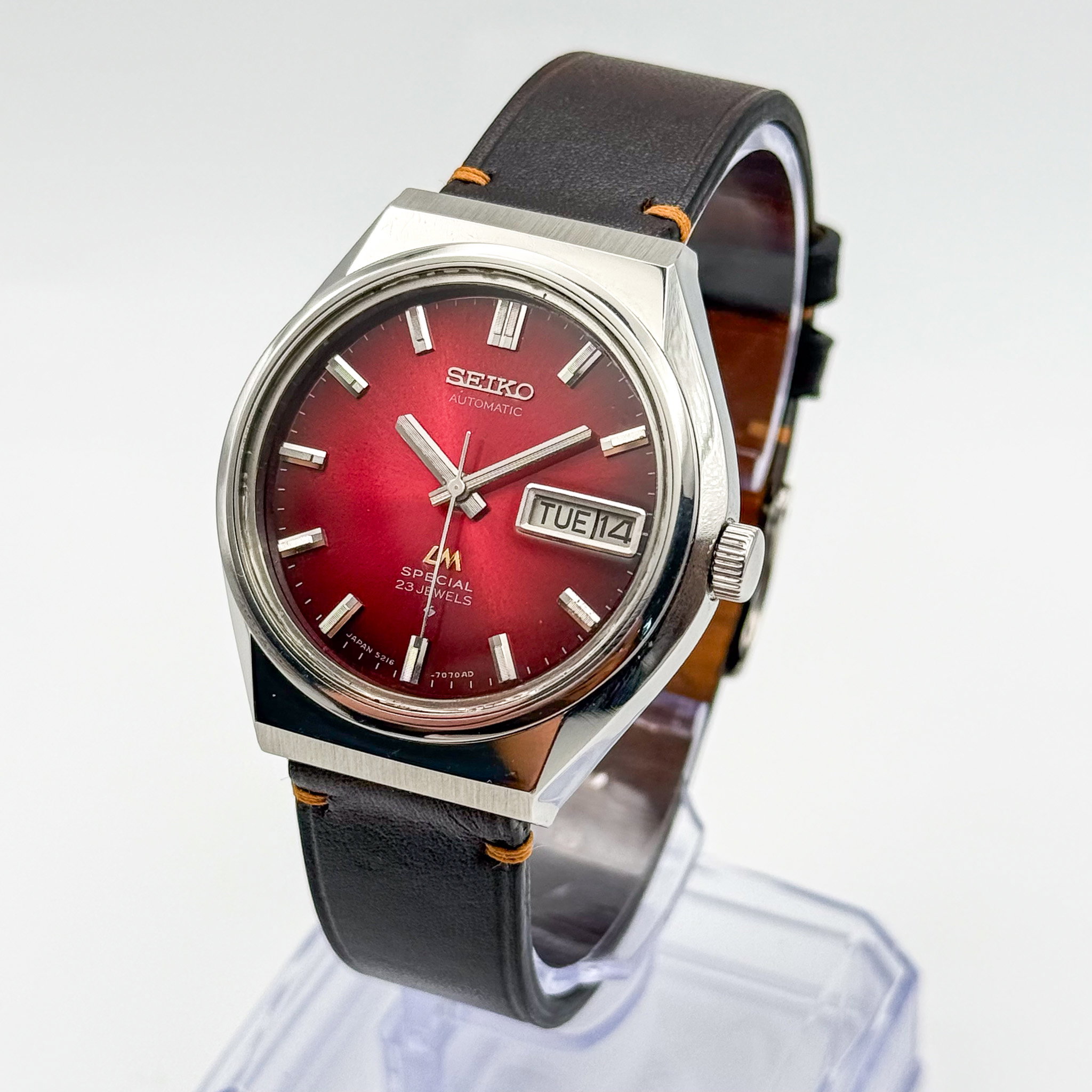 Seiko - Lord Matic Special "Gradient Red Sunburst" 真跡 (Shinseki) – True Trace - No reserve price - 5216-7070 - Men - 1975