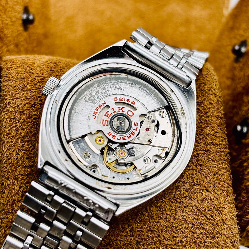 Seiko Seiko - Lord Matic Special "Gradient Deep Blue" 虚光 – Kyokō – Ethereal Light - 5216-6020 - Men - 1974 vintage watch - image 8