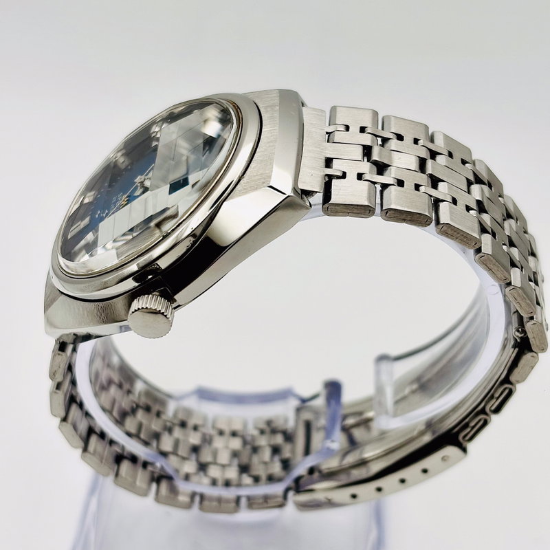 Seiko Seiko - Lord Matic Special "Gradient Deep Blue" 虚光 – Kyokō – Ethereal Light - 5216-6020 - Men - 1974 vintage watch - image 26