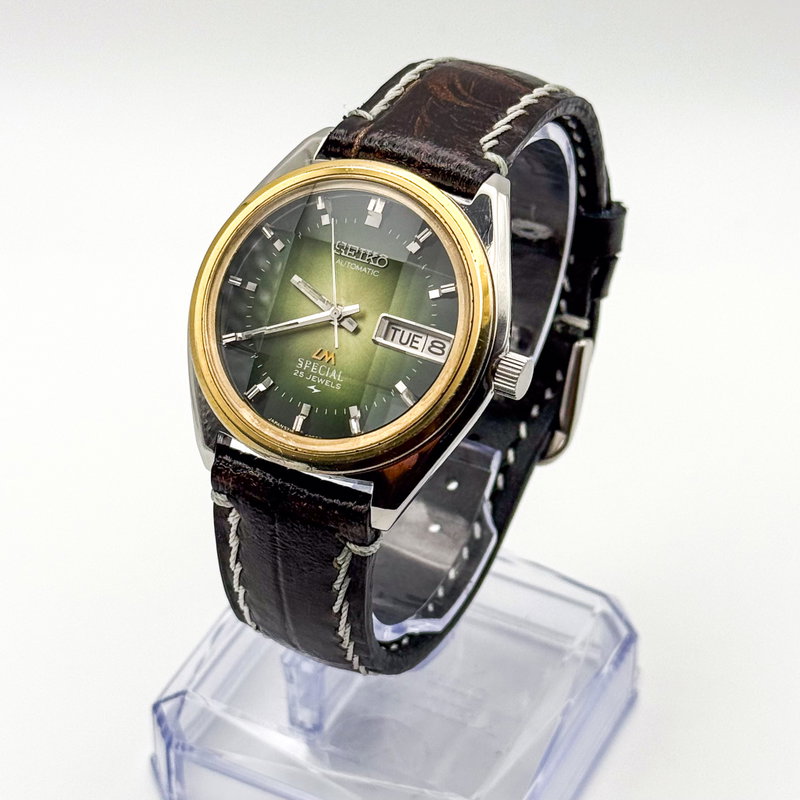 Seiko Seiko - LM Special "Emerald Green Sunburst" 栄律 – Eiritsu – Rhythm of Glory - No reserve price - 5216-6010 - Men - 1973 vintage watch - image 3
