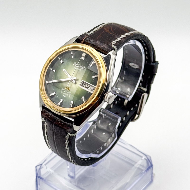 Seiko Seiko - LM Special "Emerald Green Sunburst" 栄律 – Eiritsu – Rhythm of Glory - No reserve price - 5216-6010 - Men - 1973 vintage watch - image 4