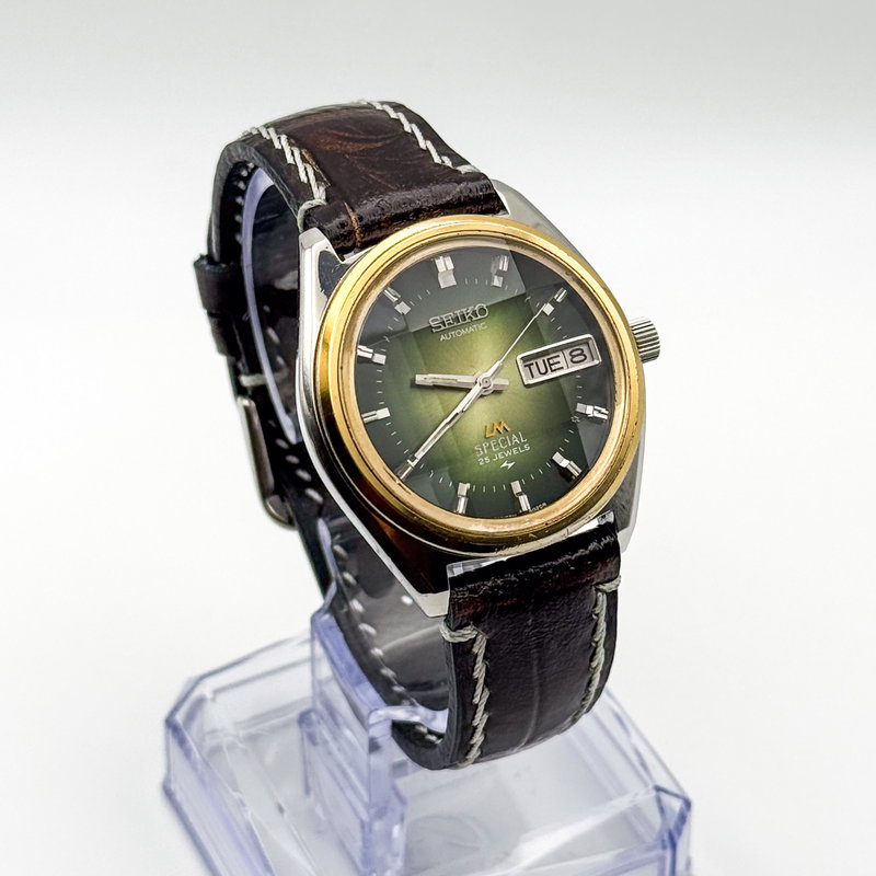 Seiko Seiko - LM Special "Emerald Green Sunburst" 栄律 – Eiritsu – Rhythm of Glory - No reserve price - 5216-6010 - Men - 1973 vintage watch - image 5