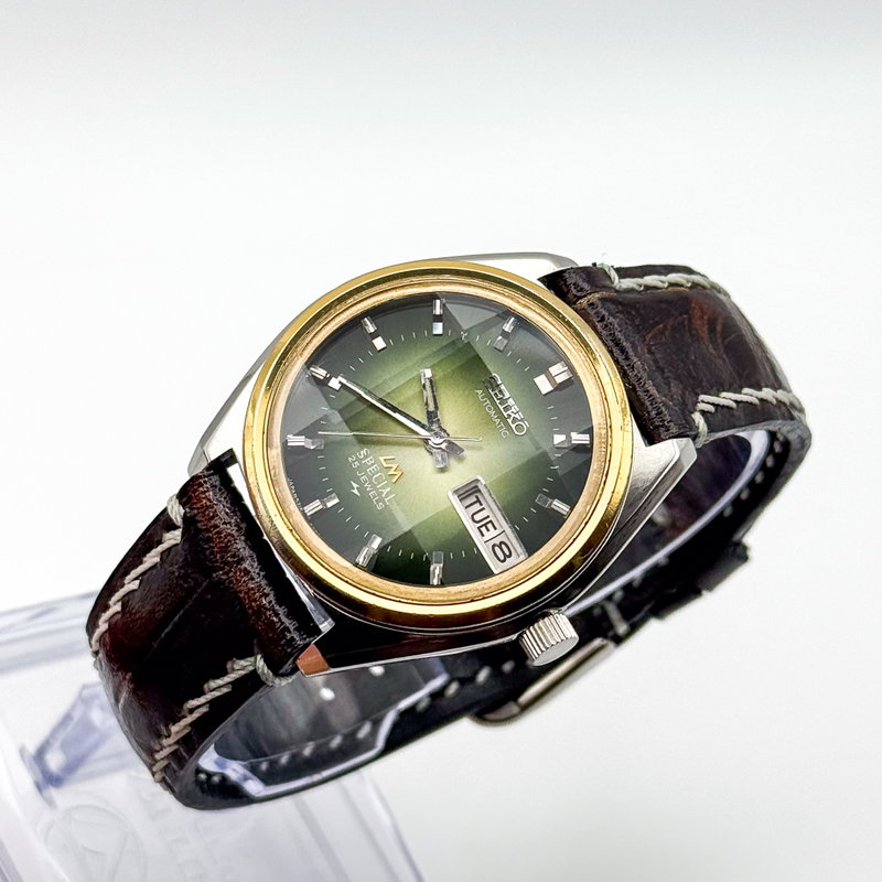 Seiko Seiko - LM Special "Emerald Green Sunburst" 栄律 – Eiritsu – Rhythm of Glory - No reserve price - 5216-6010 - Men - 1973 vintage watch - image 1