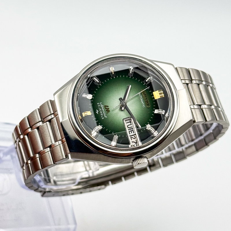Seiko Seiko - Lord Matic Special "Gradient Green Sunburst" - No reserve price - 5206-6100 - Men - 1973 vintage watch - image 8