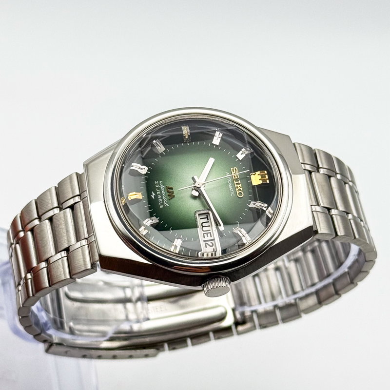Seiko Seiko - Lord Matic Special "Gradient Green Sunburst" - No reserve price - 5206-6100 - Men - 1973 vintage watch - image 9