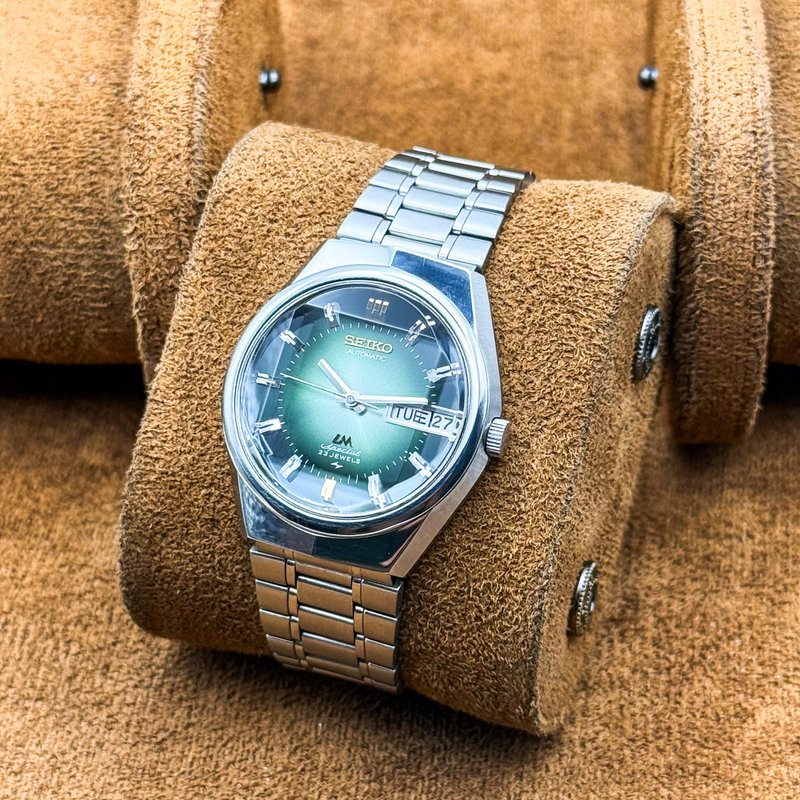 Seiko Seiko - Lord Matic Special "Gradient Green Sunburst" - No reserve price - 5206-6100 - Men - 1973 vintage watch - image 12