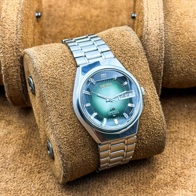 Seiko Seiko - Lord Matic Special "Gradient Green Sunburst" - No reserve price - 5206-6100 - Men - 1973 vintage watch - image 13