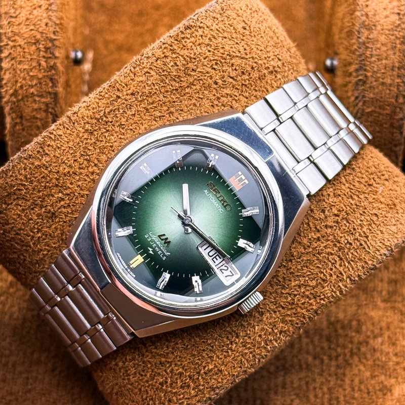 Seiko Seiko - Lord Matic Special "Gradient Green Sunburst" - No reserve price - 5206-6100 - Men - 1973 vintage watch - image 16