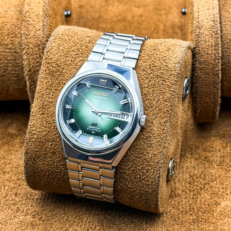 Seiko Seiko - Lord Matic Special "Gradient Green Sunburst" - No reserve price - 5206-6100 - Men - 1973 vintage watch - image 18