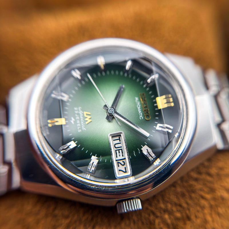 Seiko Seiko - Lord Matic Special "Gradient Green Sunburst" - No reserve price - 5206-6100 - Men - 1973 vintage watch - image 21