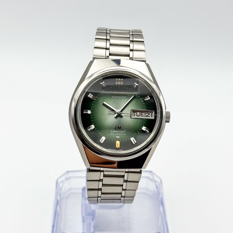 Seiko Seiko - Lord Matic Special "Gradient Green Sunburst" 晶韻 – Shōin – Crystal Resonance - 5206-6100 - Men - 1973 vintage watch - image 4