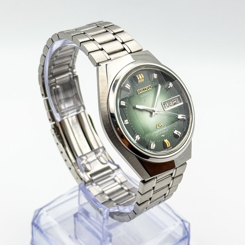 Seiko Seiko - Lord Matic Special "Gradient Green Sunburst" 晶韻 – Shōin – Crystal Resonance - 5206-6100 - Men - 1973 vintage watch - image 5