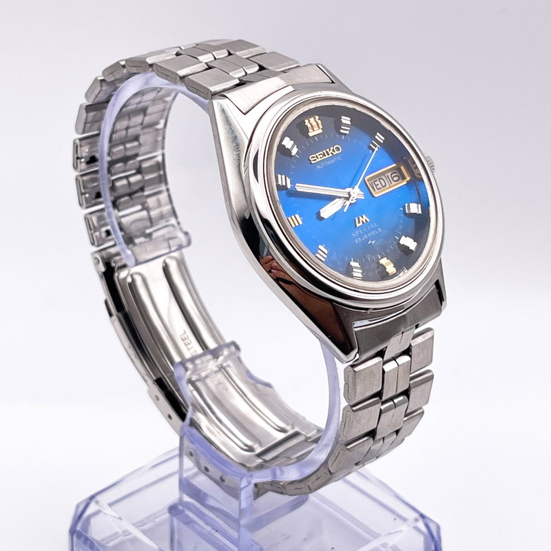 Seiko Seiko - Lord Matic Special "Gradient Blue Sunburst" 絢映 – Ken’ei – Vivid Reflection - No reserve price - 5216-6050 - Men - 1973 vintage watch - image 5