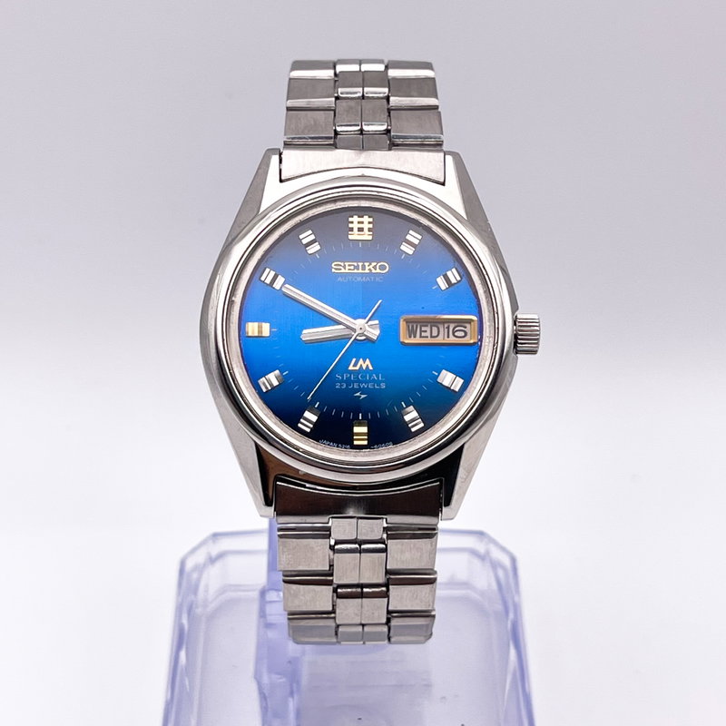 Seiko Seiko - Lord Matic Special "Gradient Blue Sunburst" 絢映 – Ken’ei – Vivid Reflection - No reserve price - 5216-6050 - Men - 1973 vintage watch - image 9