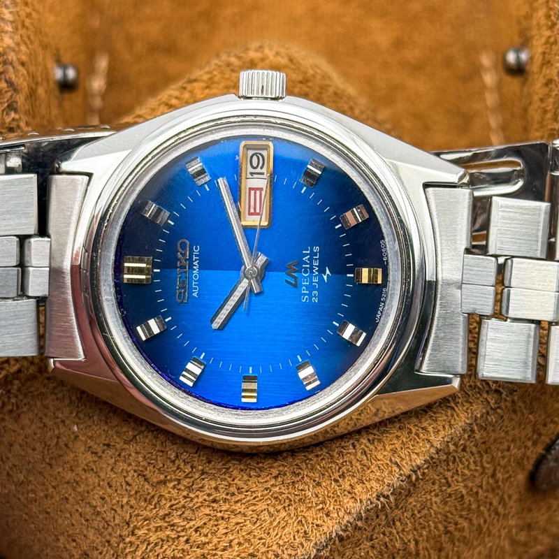 Seiko Seiko - Lord Matic Special "Gradient Blue Sunburst" 絢映 – Ken’ei – Vivid Reflection - No reserve price - 5216-6050 - Men - 1973 vintage watch - image 22