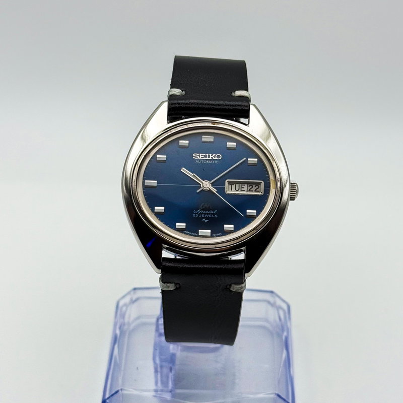 Seiko Seiko - Lord Matic Special 蒼環 (Sōkan) – Blue Halo - No reserve price - 5206-5040 - Men - 1971 vintage watch - image 2