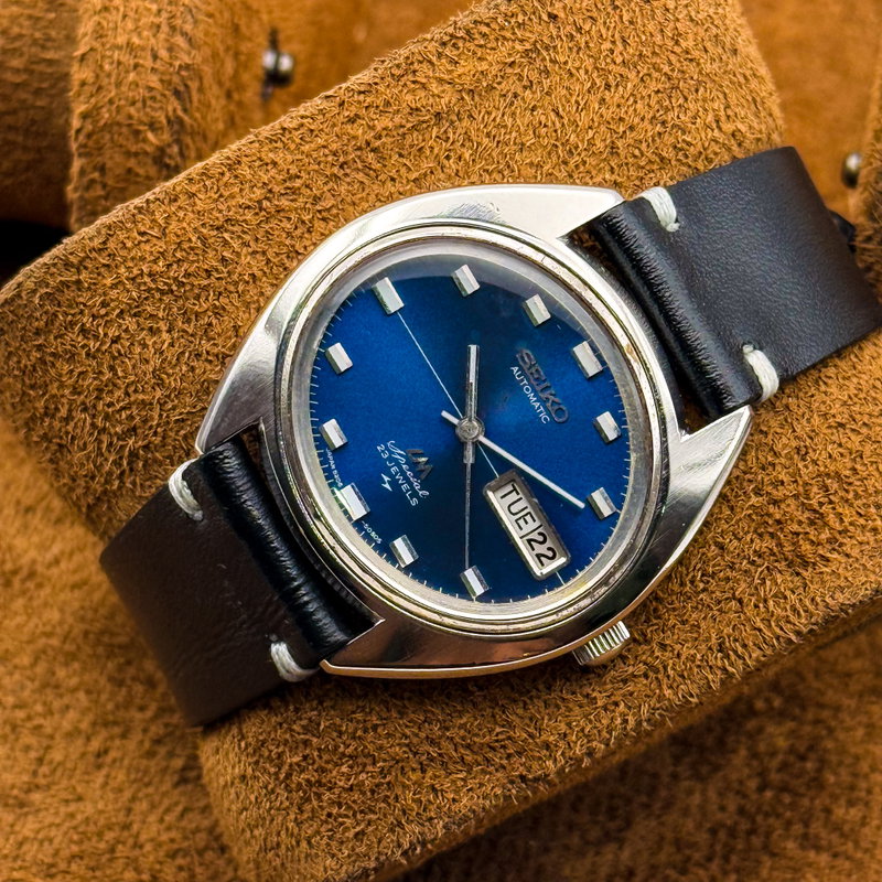 Seiko Seiko - Lord Matic Special 蒼環 (Sōkan) – Blue Halo - No reserve price - 5206-5040 - Men - 1971 vintage watch - image 13
