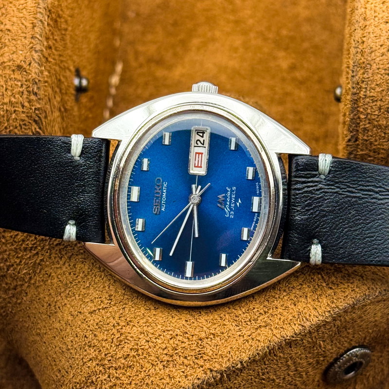 Seiko Seiko - Lord Matic Special 蒼環 (Sōkan) – Blue Halo - No reserve price - 5206-5040 - Men - 1971 vintage watch - image 18