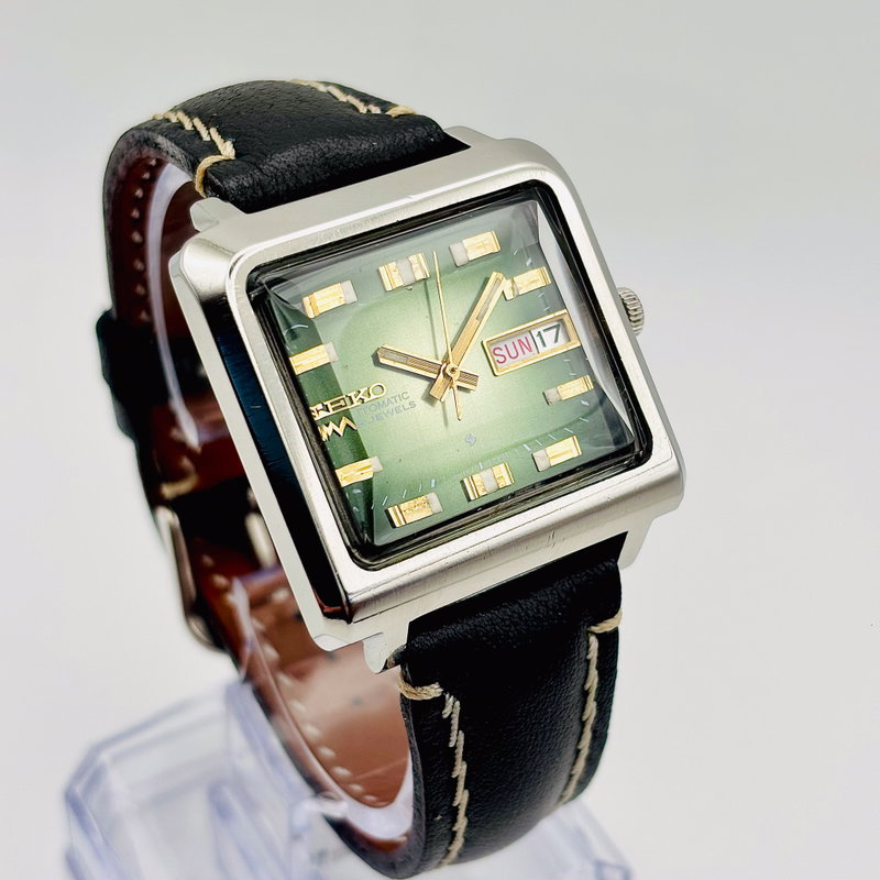 Seiko Seiko - Lord Matic "Gradient Green Sunburst" 翠光 (Sui Kō) – Emerald Light - No reserve price - 5606-5130 - Men - 1973 vintage watch - image 27