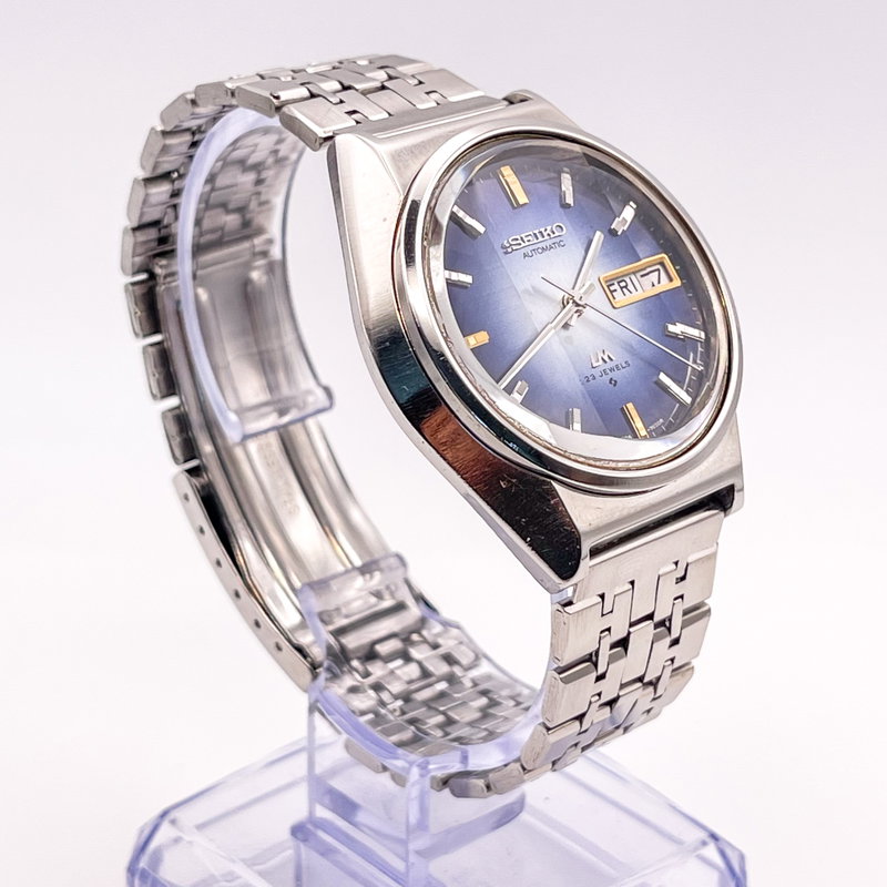 Seiko Seiko - LM "Gradient Blue Sunburst" 光波 (Kōha) – Waves of Light - No reserve price - 5606-7310 - Men - 1974 vintage watch - image 7