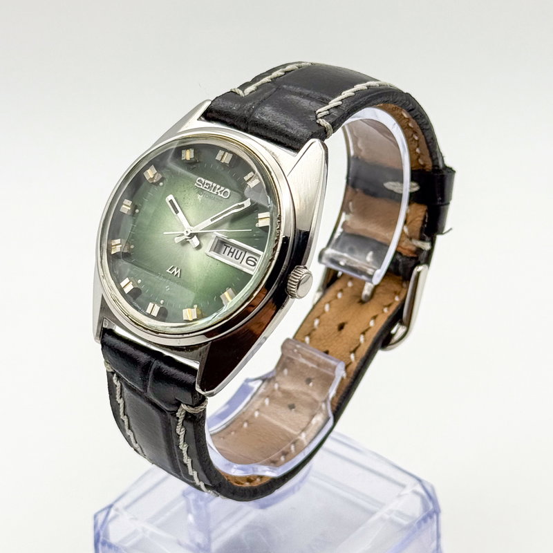 Seiko Seiko - Lord Matic "Gradient Green Sunburst" 幽晶 – Yūshō – Phantom Crystal - No reserve price - 5606-7230 - Men - 1973 vintage watch - image 3