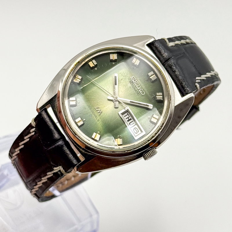 Seiko Seiko - Lord Matic "Gradient Green Sunburst" 幽晶 – Yūshō – Phantom Crystal - No reserve price - 5606-7230 - Men - 1973 vintage watch - image 1