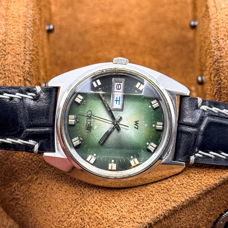 Seiko Seiko - Lord Matic "Gradient Green Sunburst" 幽晶 – Yūshō – Phantom Crystal - No reserve price - 5606-7230 - Men - 1973 vintage watch - image 20