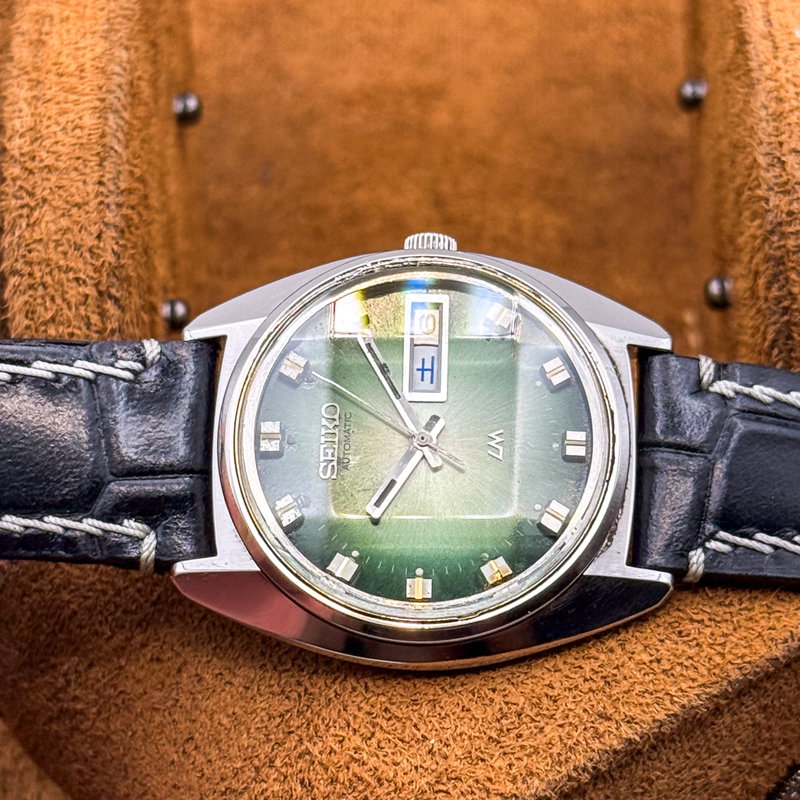 Seiko Seiko - Lord Matic "Gradient Green Sunburst" 幽晶 – Yūshō – Phantom Crystal - No reserve price - 5606-7230 - Men - 1973 vintage watch - image 21