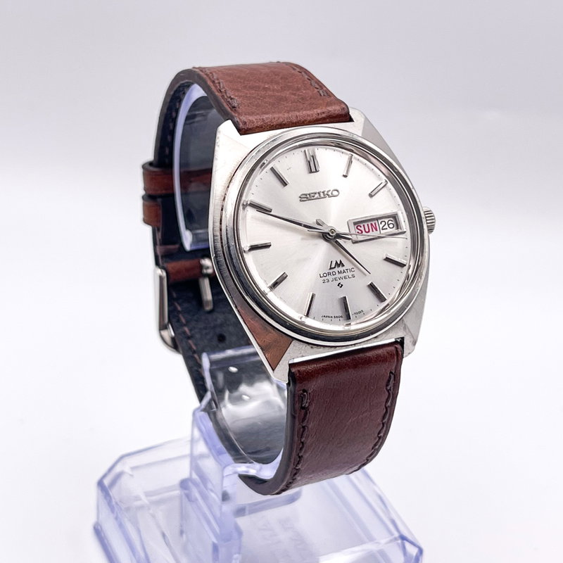 null Seiko - LM (Lord Matic) 風花 (Kaza Hana) – Snow in the Wind - No reserve price - 5606-7000 - Men - 1970 vintage watch - image 3