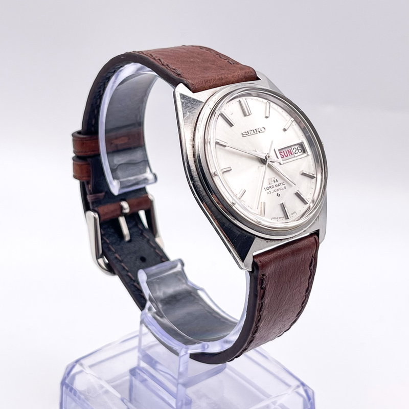 null Seiko - LM (Lord Matic) 風花 (Kaza Hana) – Snow in the Wind - No reserve price - 5606-7000 - Men - 1970 vintage watch - image 4