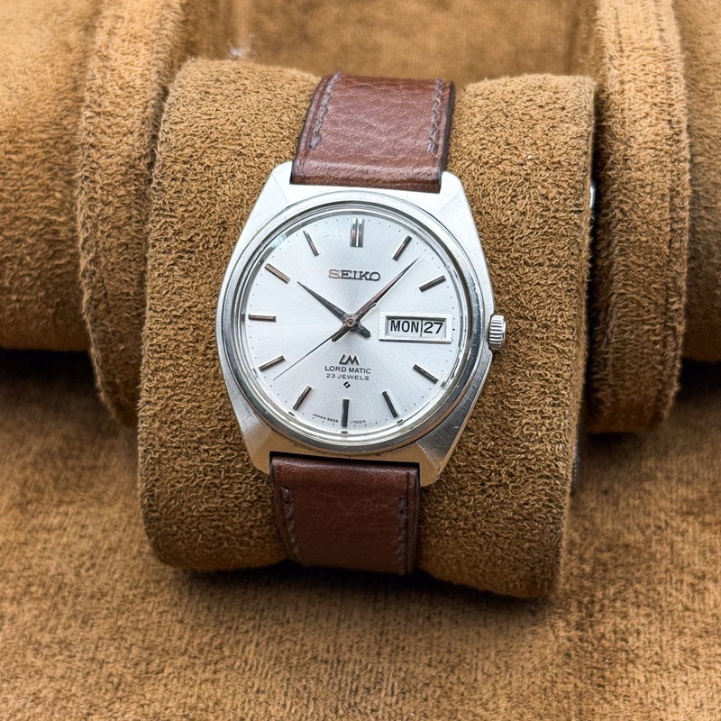 null Seiko - LM (Lord Matic) 風花 (Kaza Hana) – Snow in the Wind - No reserve price - 5606-7000 - Men - 1970 vintage watch - image 9