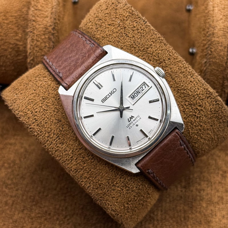 null Seiko - LM (Lord Matic) 風花 (Kaza Hana) – Snow in the Wind - No reserve price - 5606-7000 - Men - 1970 vintage watch - image 12