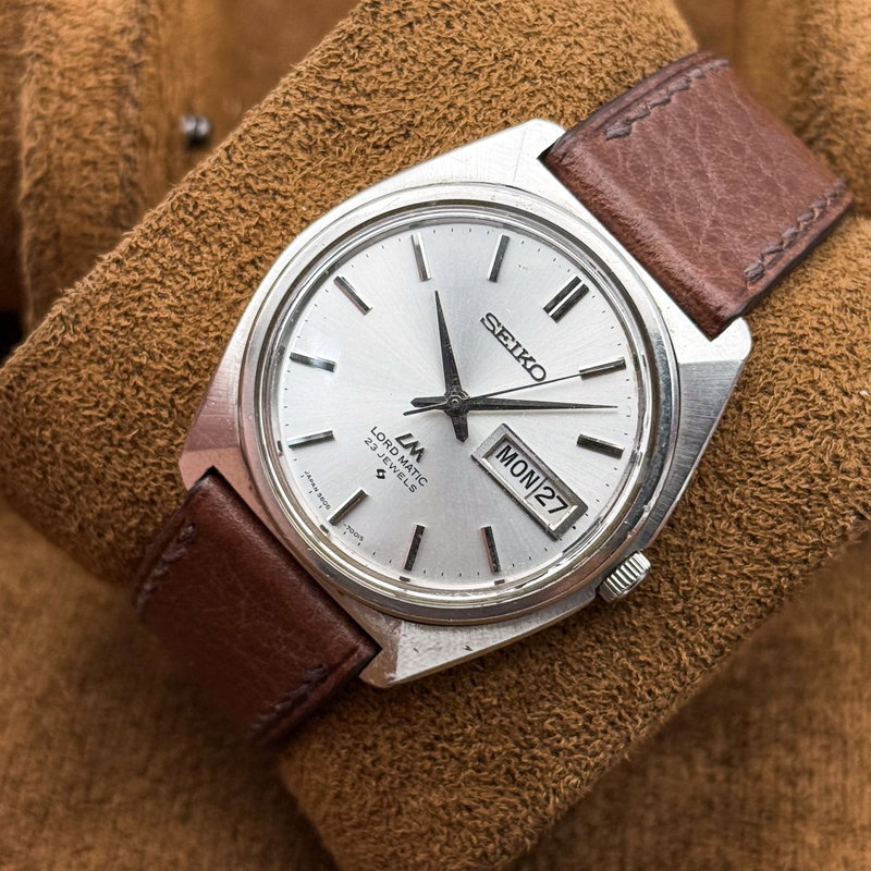 null Seiko - LM (Lord Matic) 風花 (Kaza Hana) – Snow in the Wind - No reserve price - 5606-7000 - Men - 1970 vintage watch - image 14