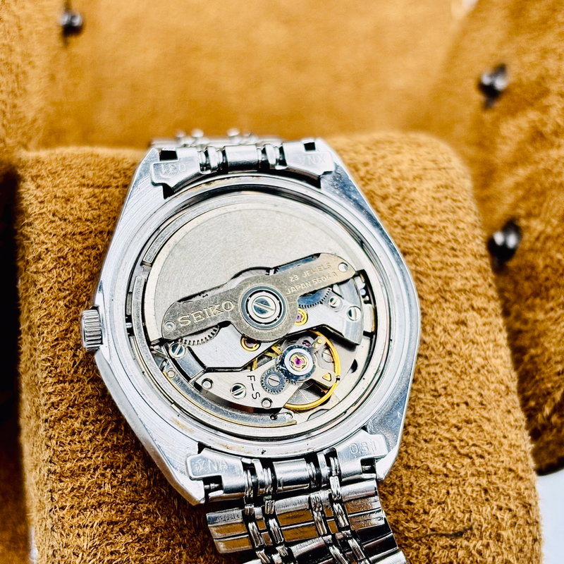Seiko Seiko - Lord Matic "Gradient Blue Sunburst" 論紋 (Ronmon) – Pattern of Logic - No reserve price - 5606-7231 - Men - 1973 vintage watch - image 10