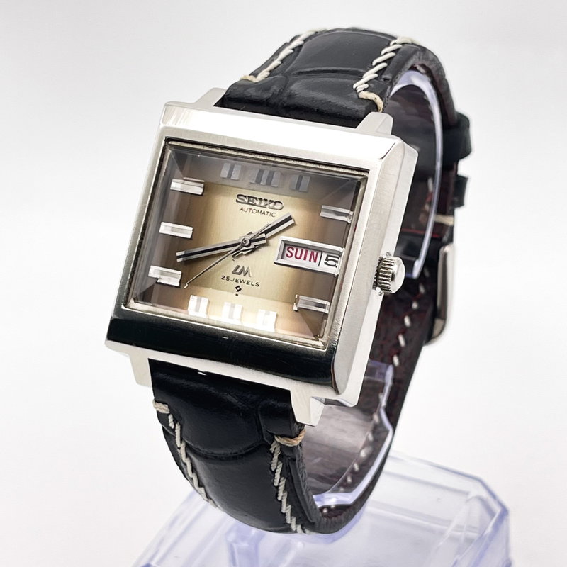 Seiko Seiko - Lord Matic "Gradient Amber Sunburst" 凛光 (Rinkō) – Dignified Light - No reserve price - 5606-5080 - Men - 1973 vintage watch - image 3