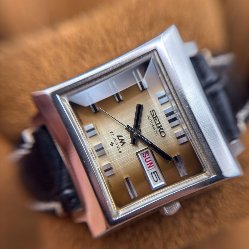 Seiko Seiko - Lord Matic "Gradient Amber Sunburst" 凛光 (Rinkō) – Dignified Light - No reserve price - 5606-5080 - Men - 1973 vintage watch - image 19