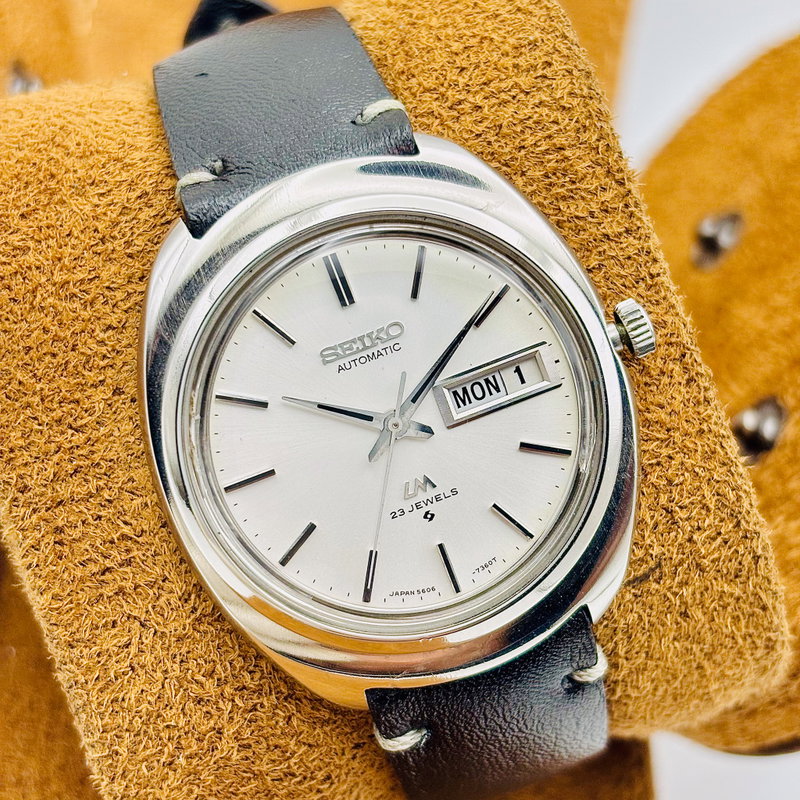 Seiko Seiko - Lord Matic (LM) 雪羽 (Yukiba) – Snow Feather - No reserve price - 5606-7160 - Men - 1971 vintage watch - image 1