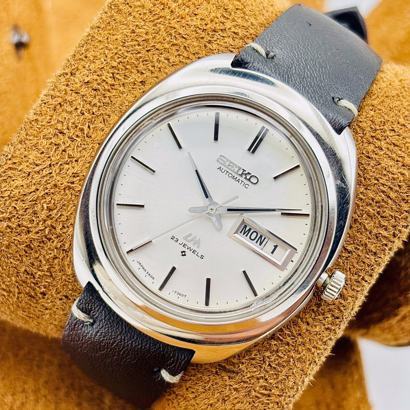 Seiko Seiko - Lord Matic (LM) 雪羽 (Yukiba) – Snow Feather - No reserve price - 5606-7160 - Men - 1971 vintage watch - image 2
