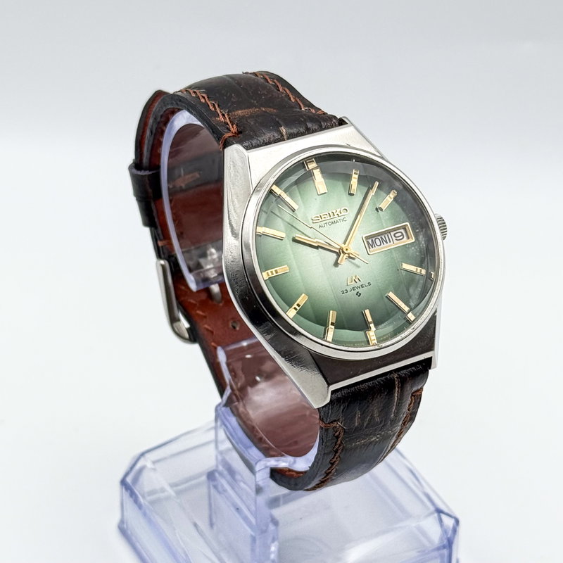 Seiko Seiko - Lord Matic "Gradient Green Sunburst" 翠王 (Suiō) – Emerald King - No reserve price - 5606-8110 - Men - 1975 vintage watch - image 6